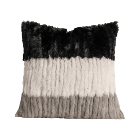 Sufol Living Decorative Throw Pillow Trio Fur